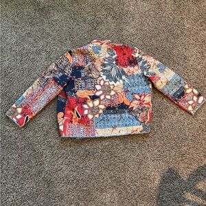 Reversible Silk Asian Inspired Jacket